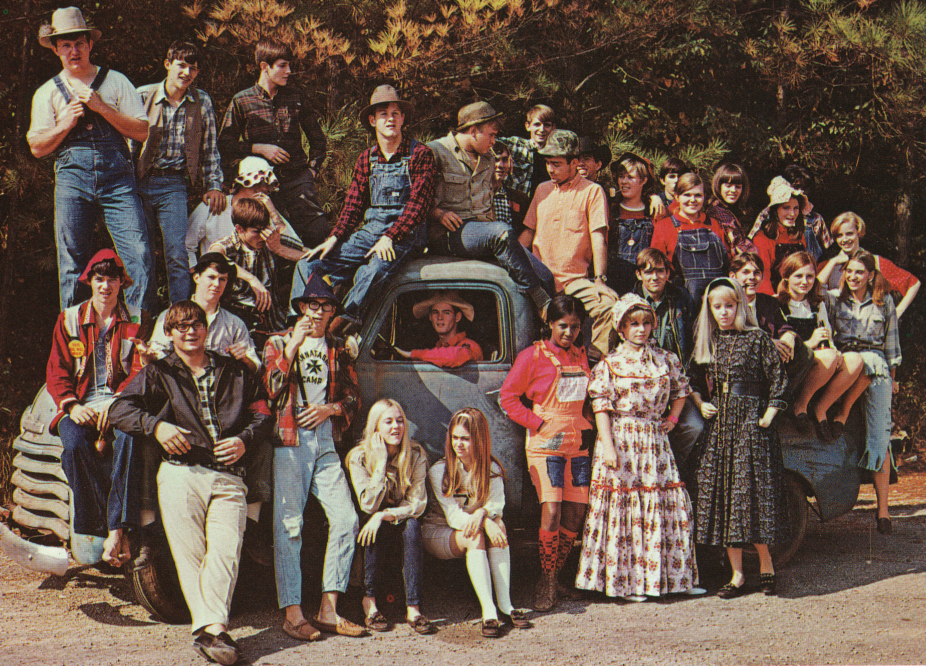 MOUNTIE DAY AT SHADES VALLEY WAS OUR HOMECOMING. CAN YOU BELIEVE THEY CALLED US REDNECKS?(Click to enlarge.)